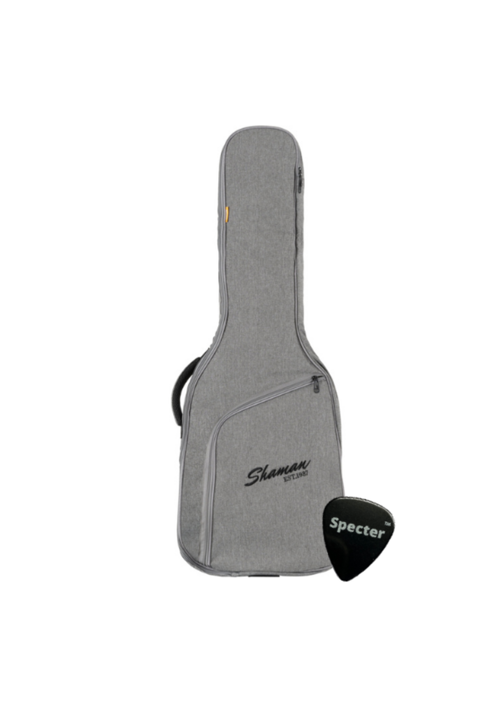 Shaman Shaman Premium - Line Akoestische Gitaartas – Grijs, Robuust & Comfortabel  Specter Plectrum