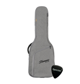 Shaman Shaman Premium - Line Akoestische Gitaartas – Grijs, Robuust & Comfortabel  Specter Plectrum