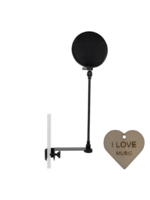 Specter Specter Professioneel Plopscherm 6 inch met Zwanenhals – Voor Podcast & Studio | Inclusief Specter Sleutelhanger