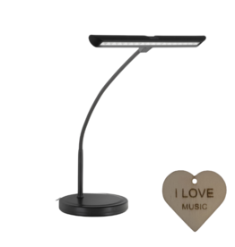 Specter Specter 12120WW Pianolamp met Dimbare LED Verlichting + Sleutelhanger