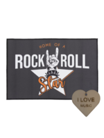 Specter Joycraft DMR-4060 Deurmat Rockstar – 60x40 cm – Inclusief Specter Sleutelhanger