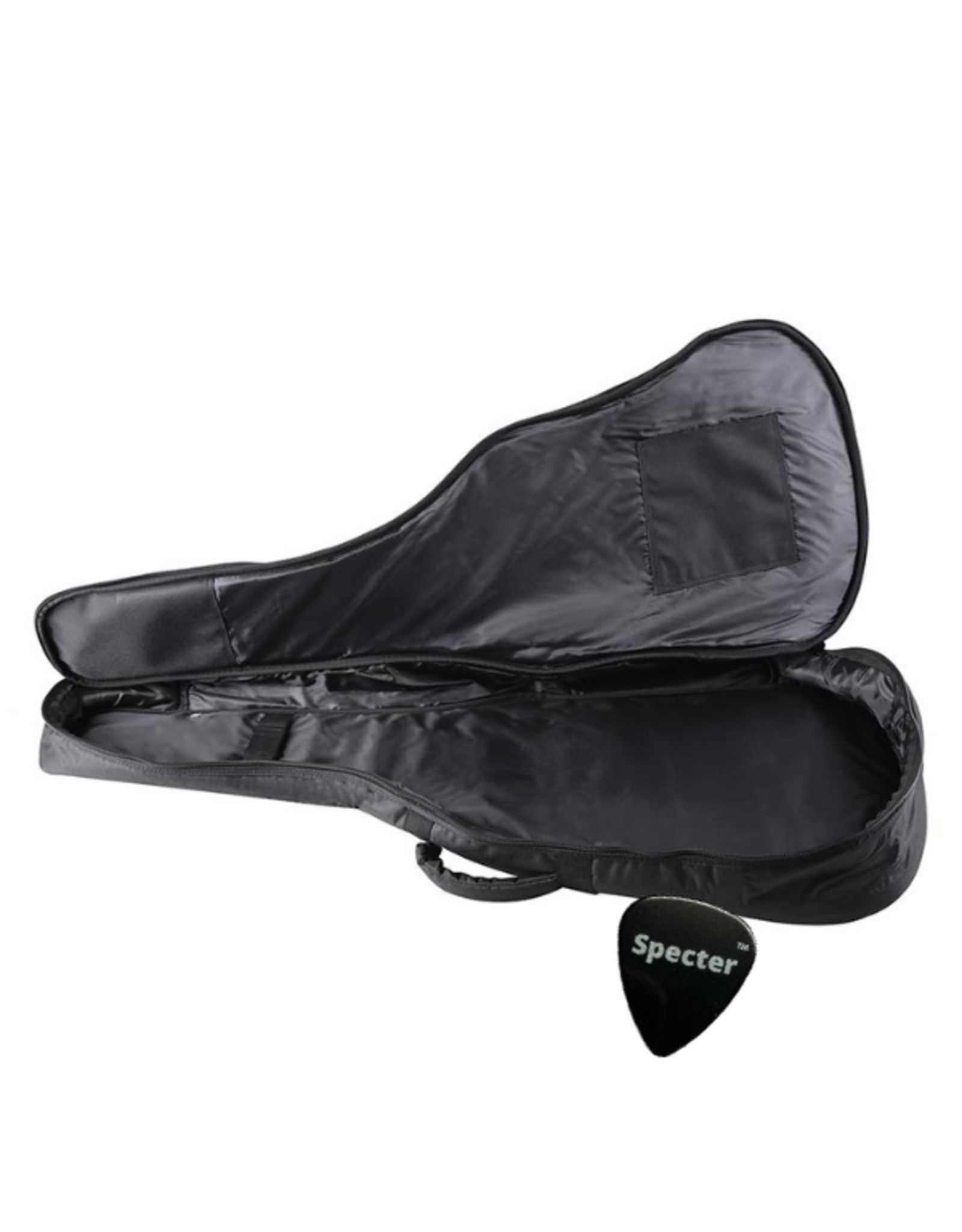 Specter Boston gitaartas klassieke gitaar 10mm voering zwart + Specter plectrum