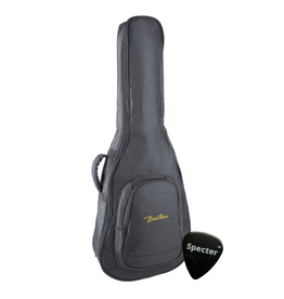 Specter Boston gitaartas klassieke gitaar 10mm voering zwart + Specter plectrum