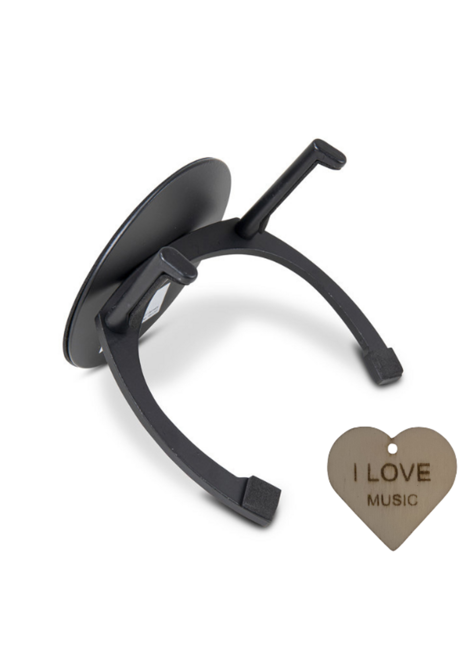 gewa Gewa viool tafelstandaard zwart – met vilten steunen + Specter sleutelhanger