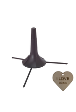 gewa Gewa trompet standaard – opvouwbaar model met inschroefbare poten + Specter sleutelhanger