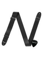 Ibanez Ibanez gitaarband – verstelbare polypropyleen strap met lederen uiteinden + Specter plectrum
