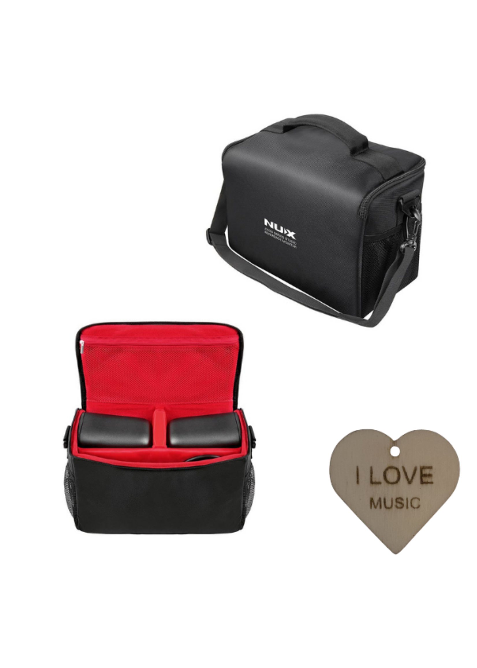 NUX NUX AXON 3 studio monitoren – compacte referentie speakers met Specter sleutelhanger