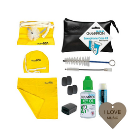 Specter Champion 9-delige saxfoon onderhoudsset voor alto/sopraan met Specter sleutelhanger