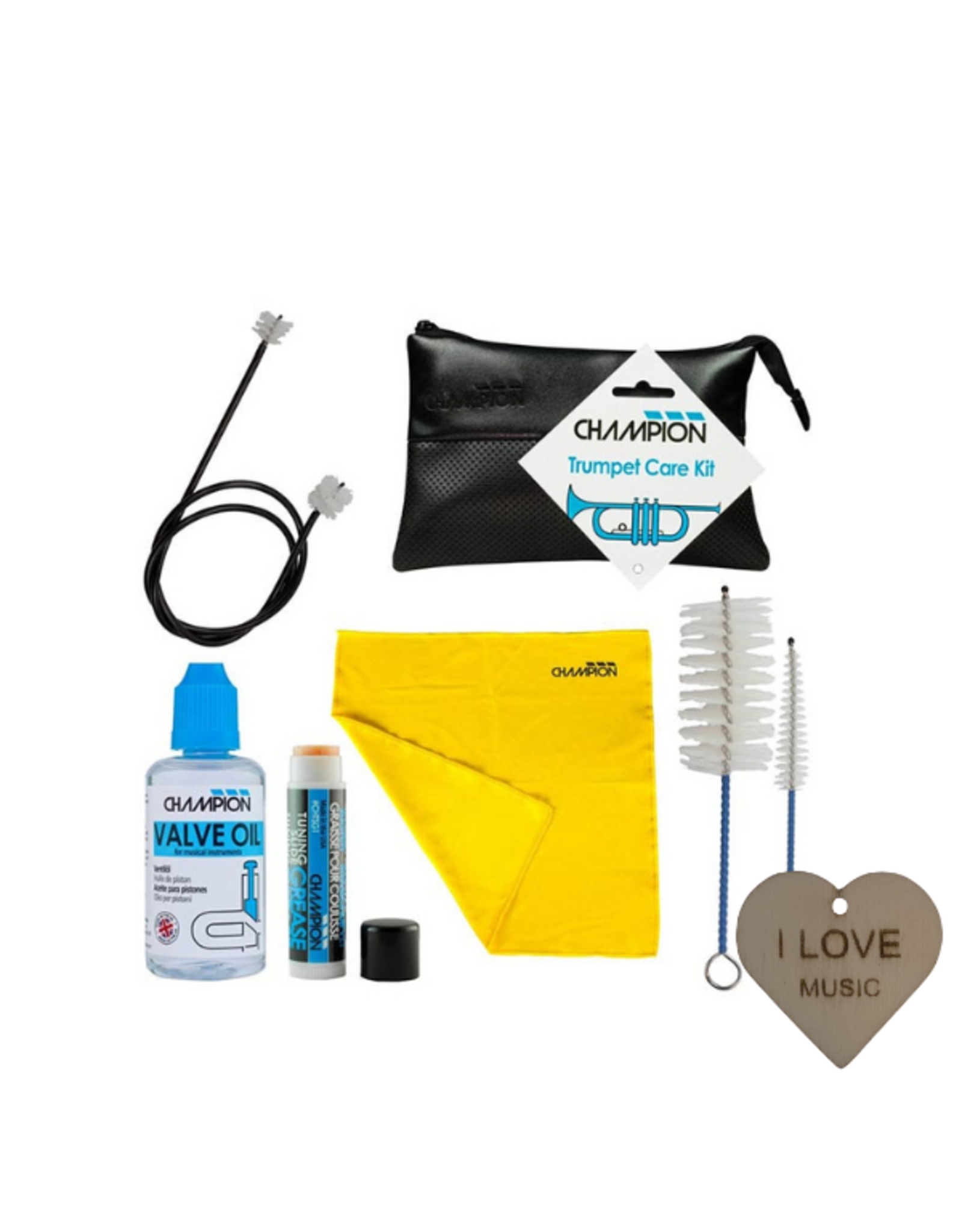 specter Champion 6-delige trombone onderhoudsset met Specter sleutelhanger