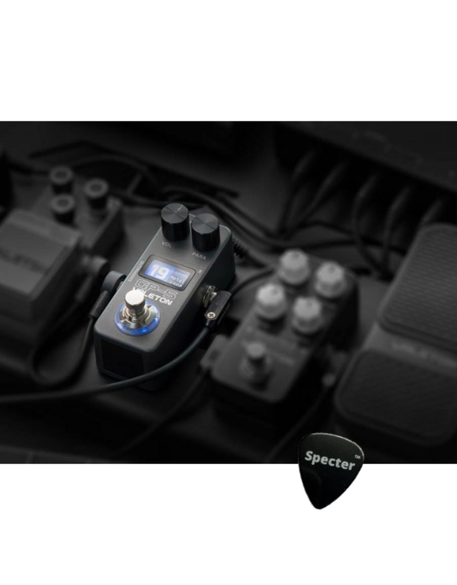 Valeton Valeton GP-5 compact multi-effectpedaal met SnapTone, IR loader en Specter plectrum