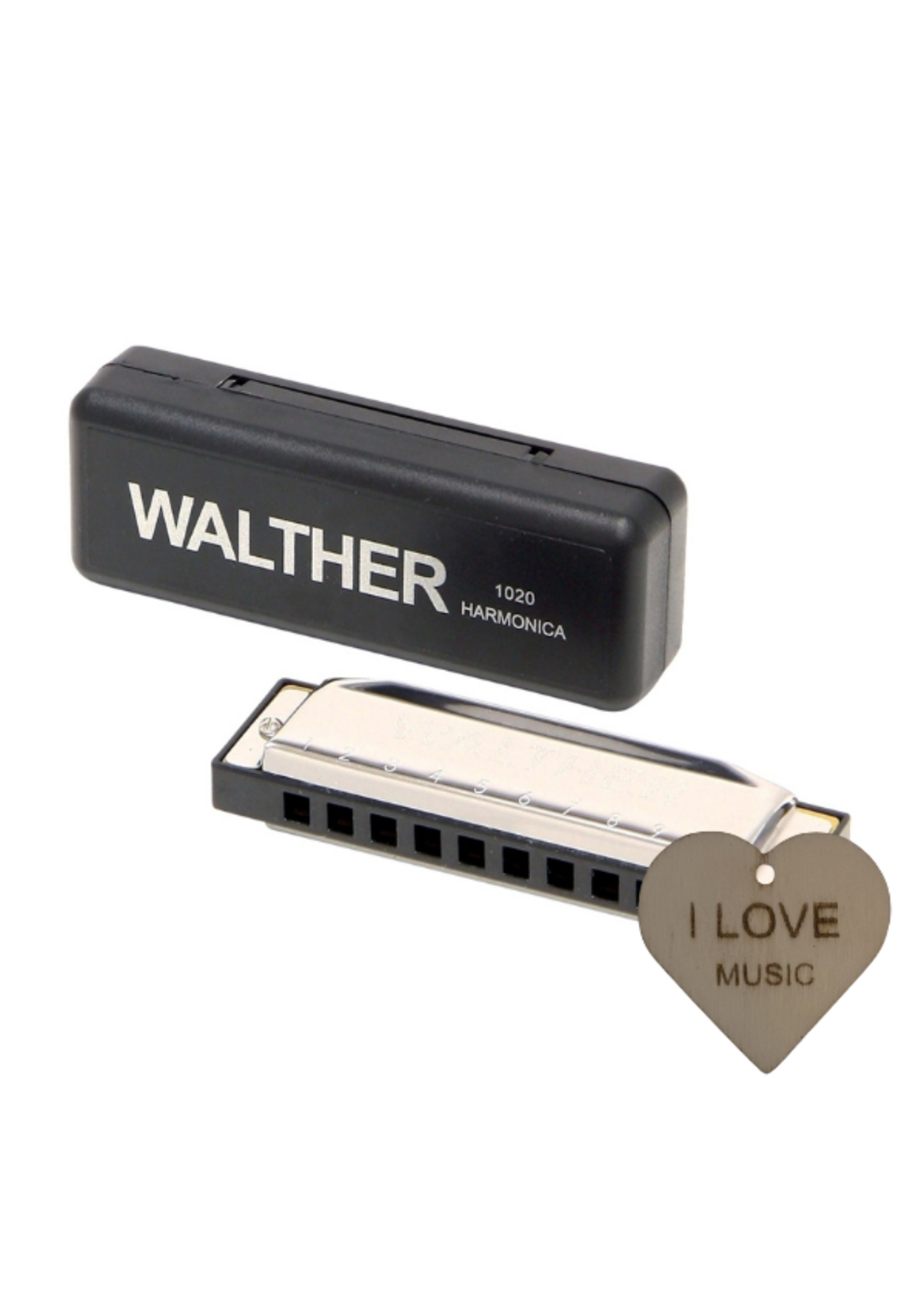 gewa GEWA mondharmonica C-majeur 20-stemmig met Specter sleutelhanger