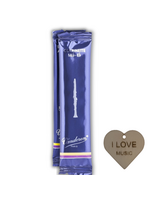 Vandoren Vandoren Klarinet Rieten 2.5 Bes – 2 Stuks – Bb Klarinet Rietjes – Incl. Specter Sleutelhanger