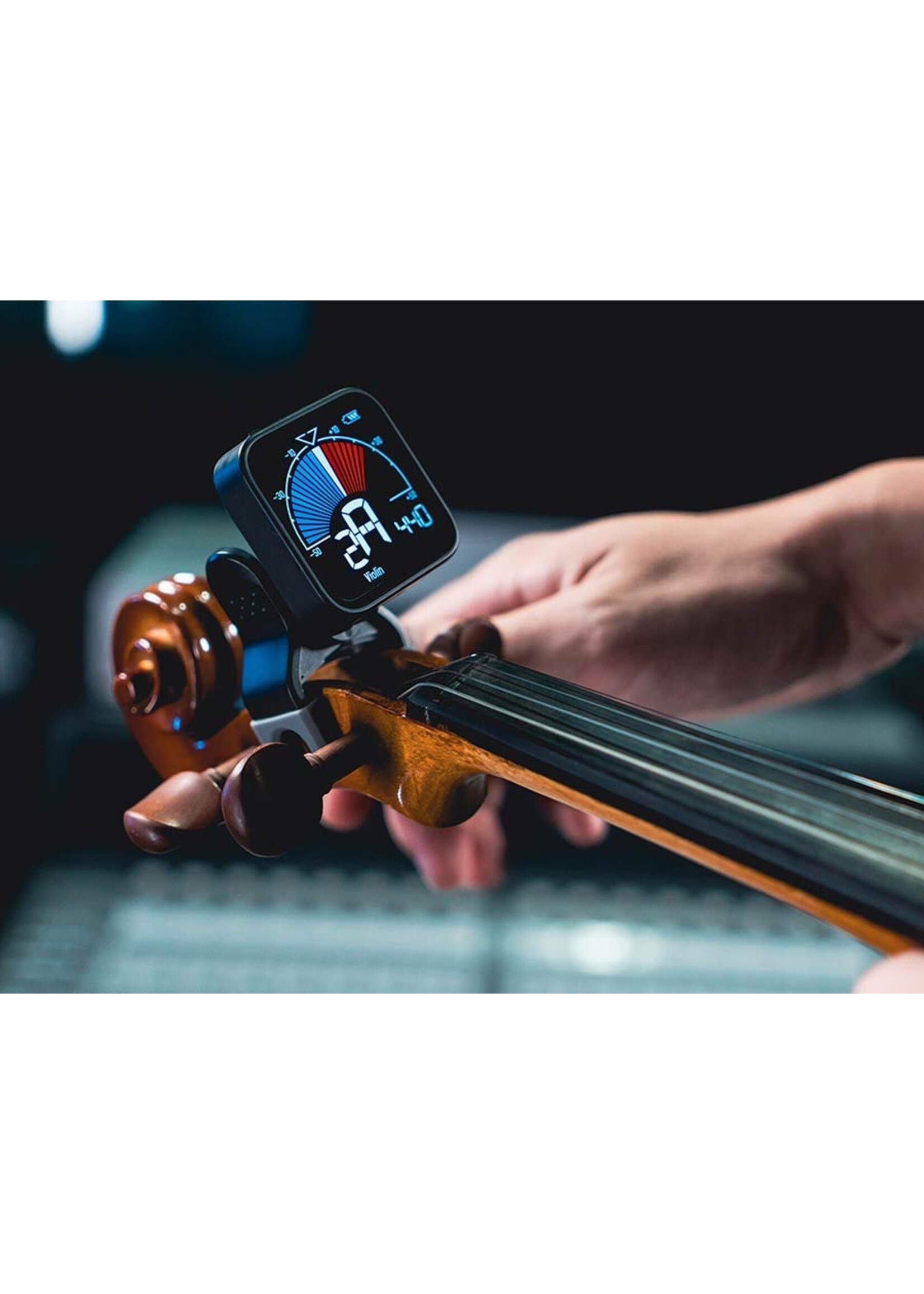 Cherub Cherub WMT-665V Clip Stemmer & Metronoom – Oplaadbaar – Viool Altviool Cello Contrabas – incl. Specter sleutelhanger