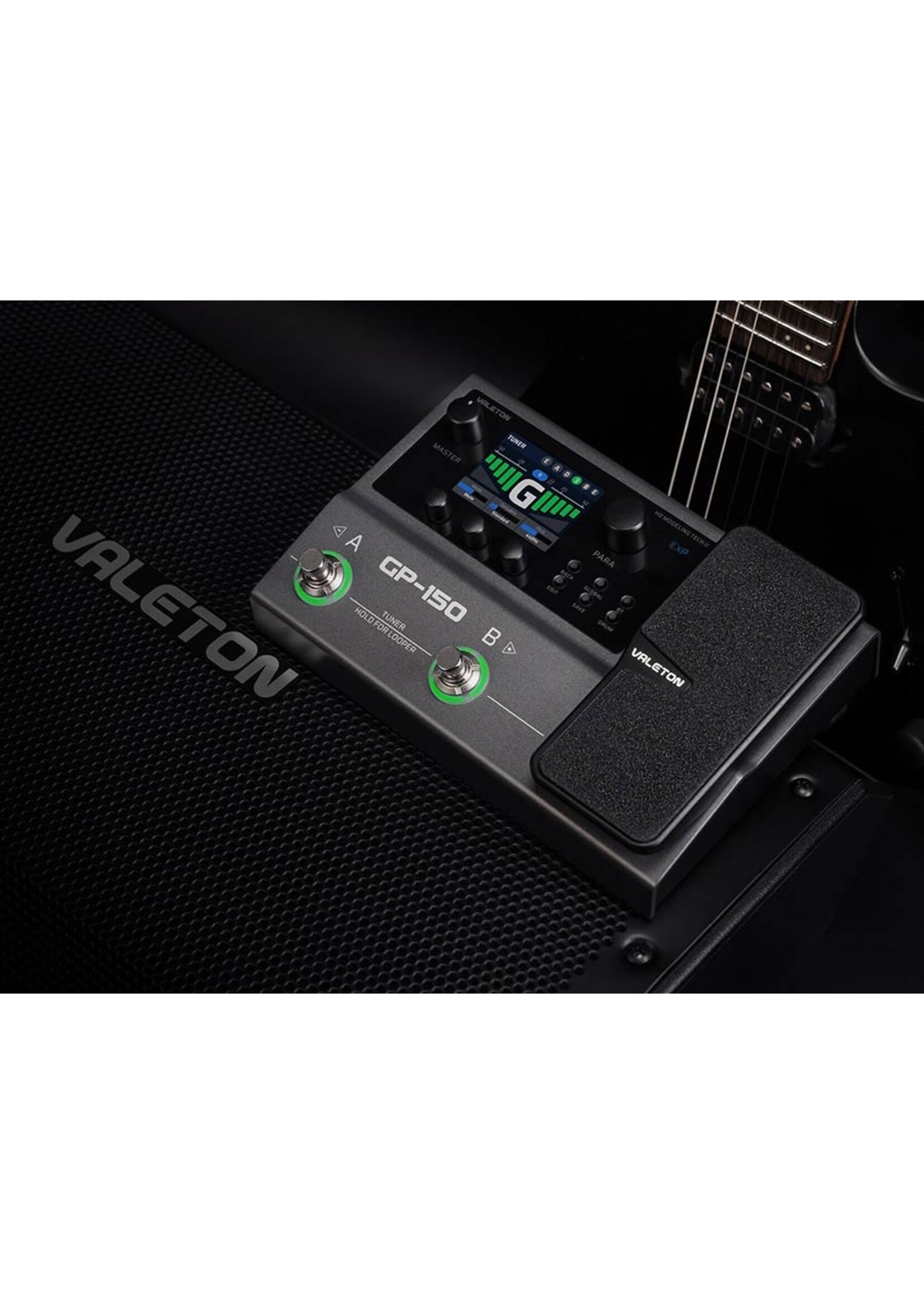 Valeton Valeton GP-150 Multi-effects Processor – NAM & IR Loader – Looper – USB Interface – Oplaadbaar – incl. Specter plectrum