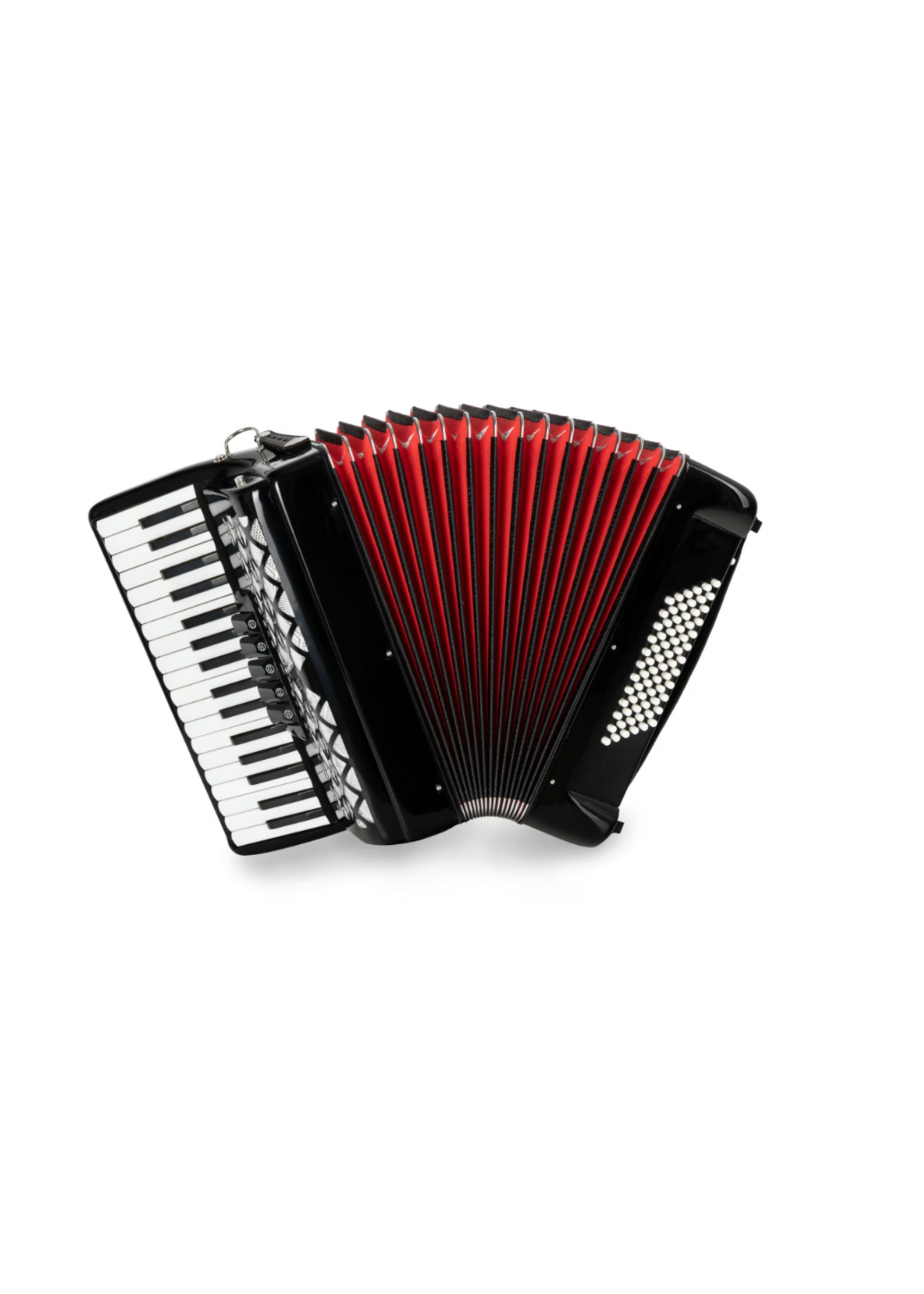 Classic Cantible Classic Cantabile Secondo V Accordeon – 72 Bas – 34 Toetsen – Zwart Parelmoer – incl. Tas & Draagriemen