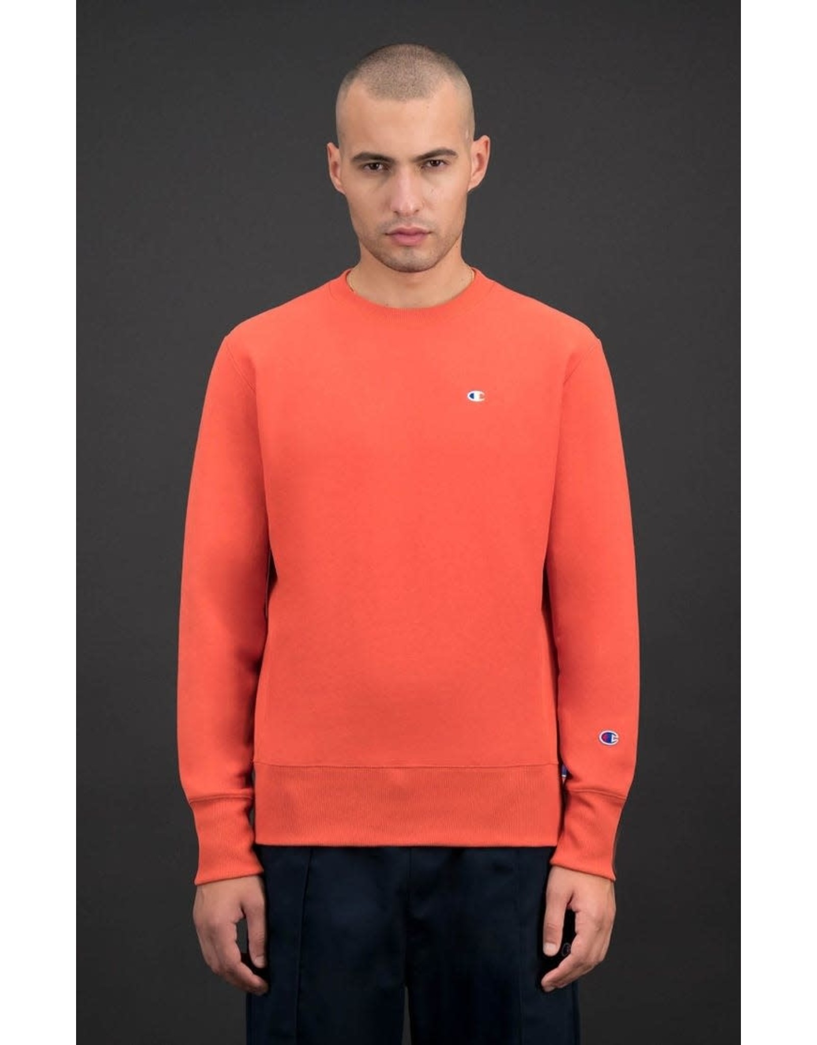 champion orange sweater