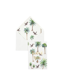 Creative Lab Amsterdam A Bunch of Palms Greeting Card EN Thank you