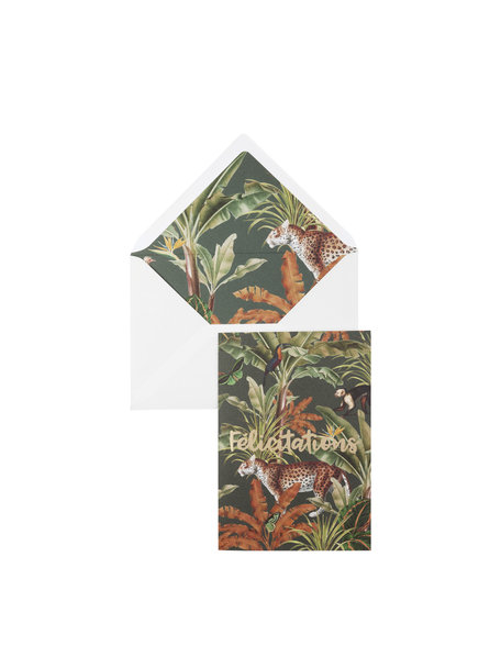 Mighty Jungle Greeting Card - Felicitations