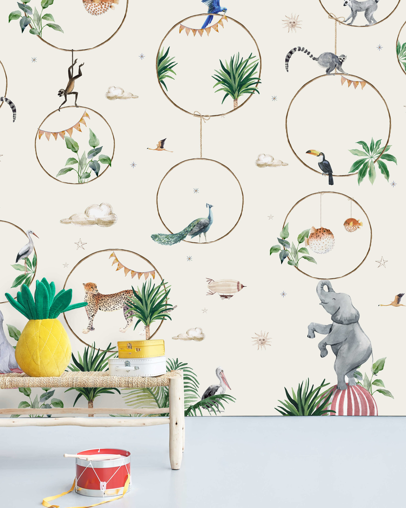 Hula Hoop Wallpaper - Creative Lab Amsterdam