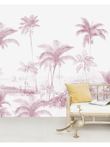 Exotic palms Pink