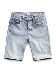 Denim Short - Blue Used Light Denim Short - Blue Used Light