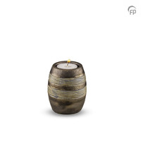 KU 306 K Ceramic candle holder metallic