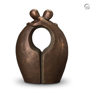 Geert Kunen UGK 014 D Duo ceramic urn bronze