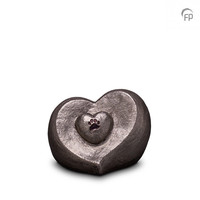 UGKS 201 Ceramic pet urn silver colour