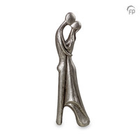 UGKS 502 Ceramic urn silver colour - Love and Faith