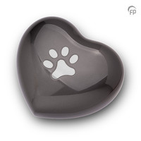 HUH 011 L Metal pet urn heart large