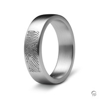 RF 02.6M Ring brushed with fingerprint