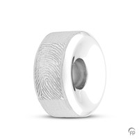 MB 003.FP Ash jewellery Memorial Bead with fingerprint