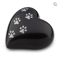 HUH 031 L Metal pet urn heart large