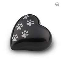 HUH 031 M Metal pet urn heart medium