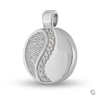 HF 099 Ash pendant with fingerprint