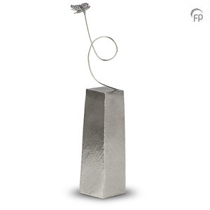 Tin Foundry De Geest GGP 187 Tin ash sculpture - Butterfly, your soul remains with me