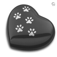 HUH 010 L Metal pet urn heart large