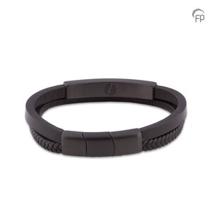 MOL 206 Bracelet Leather and stainless steel