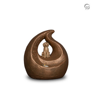 Geert Kunen UGK 229 Ceramic pet urn bronze
