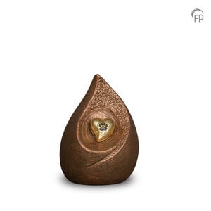 Geert Kunen UGK 222 Ceramic pet urn bronze