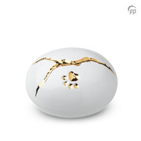 KU 209 Ceramic pet urn Kintsugi