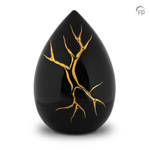 KU 198 Ceramic urn Kintsugi