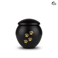 HU 901 L Metal pet urn large - Eternal Black