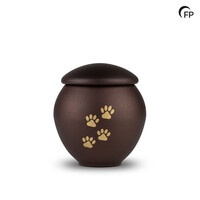 HU 903 L Metal pet urn large - Bronze Memory