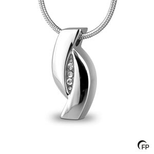 RS 001 Stainless steel ash pendant - Lumina