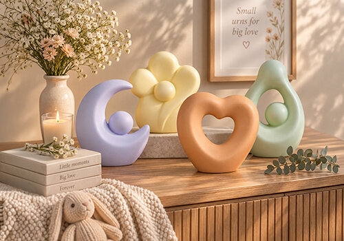New: Infant urns