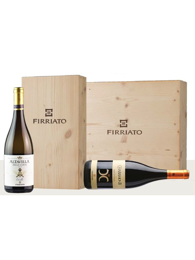 Conventioneel Firriato Houten Kist 2 flessen