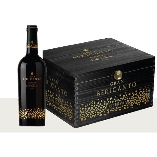 Conventioneel Gran Bericanto Riserva - Luxe Houten Kist 6 flessen