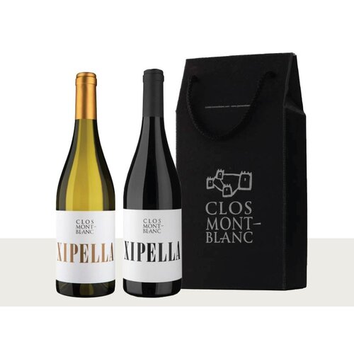 Conventioneel Clos Montblanc Xipella Luxegeschenkbox 2 flessen