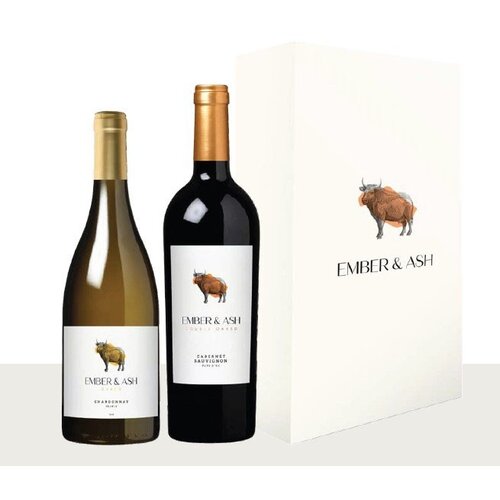 Conventioneel Ember & Ash Luxegeschenkbox 2 flessen